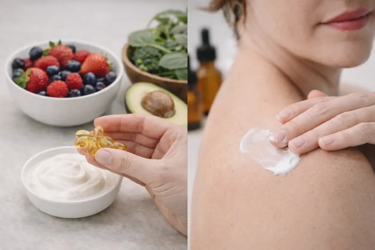 Tratamento In & Out: Por Que Cuidar da Pele por Dentro e por Fora Funciona Melhor